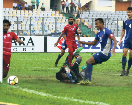 Nepal throws away opportunity to Maldives, fails to reach first SAFF final