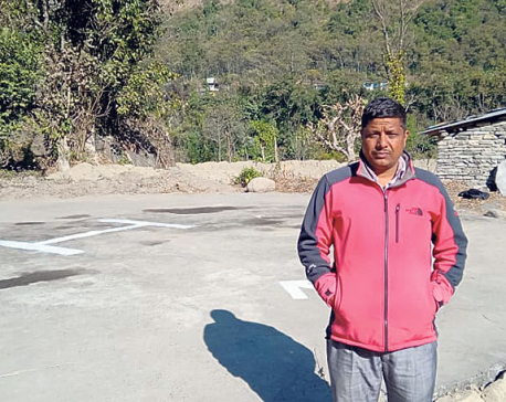 Youth constructs helipad with his personal investment