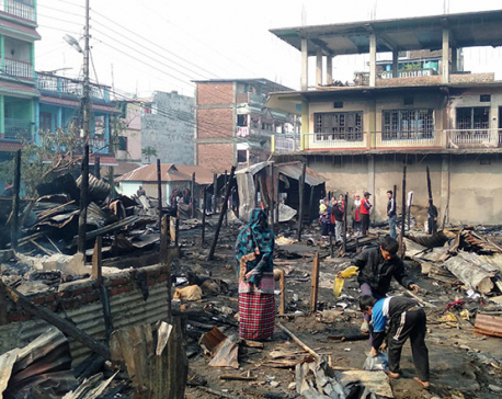Fire guts property over Rs 15 million in Jhapa