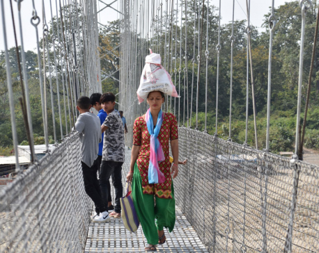 A suspension bridge gives new lease of life to over 15 villages