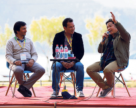 Glances of IME Nepal Literature Festival Press