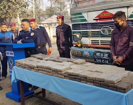 Police seize 160 kg of hashish