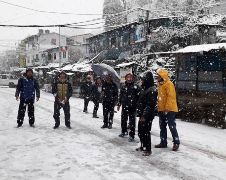IN PICTURES: Snowfall affects trade with China