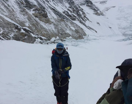 Journo Doma Sherpa scales Mt. Everest