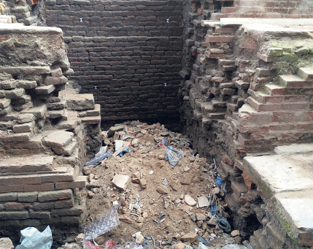 Jaisidewal excavation pit allegedly filled with scrap materials
