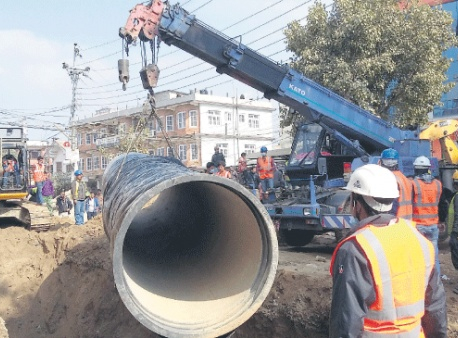 Melamchi Project intensifies pipe installation works