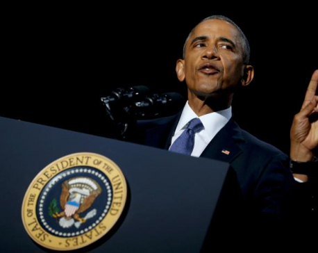 In final address, Obama touts values and prods Trump (with video)