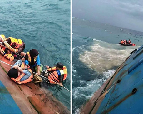 Captain of sinking Indonesian ferry sails onto reef; 31 dead