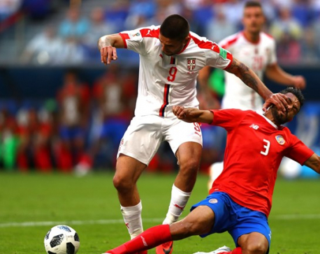 Kolarov’s stunning free kick gives Serbia victory over Costa Rica