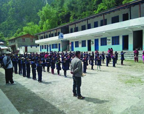 A boarding school becomes a boon for children in Manang