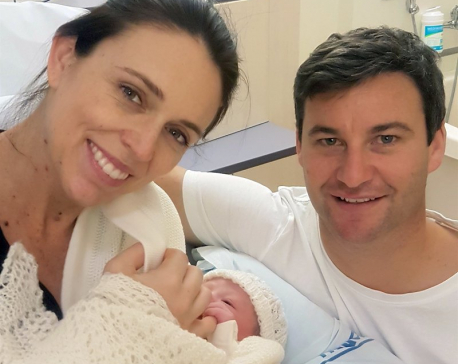 New Zealand leader welcomes newborn girl ‘to our village’