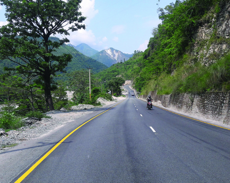 Narayanghat-Muglin road offers smooth ride once again