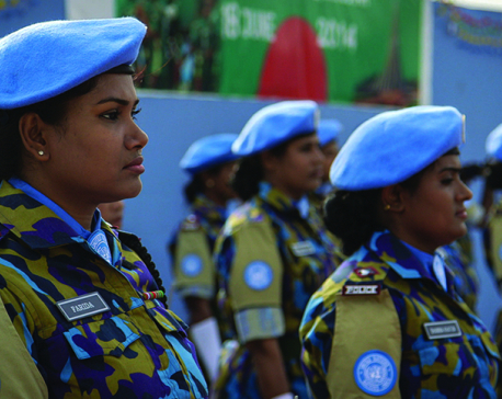 Salute the peacekeepers