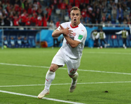 Shaqiri snatches last-minute win for Swiss over Serbia