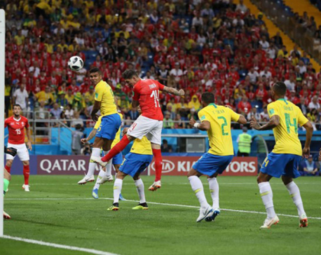 Brazil held by Switzerland