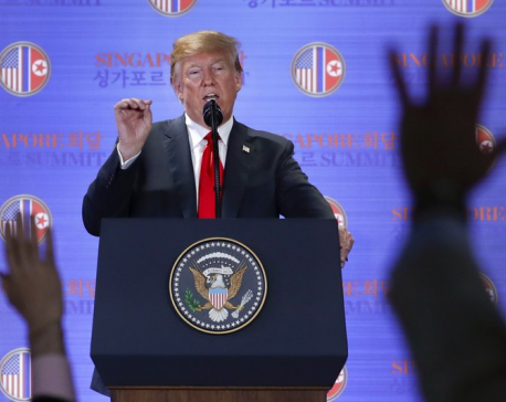 After summit, Trump announces halt to US-SKorea ‘war games