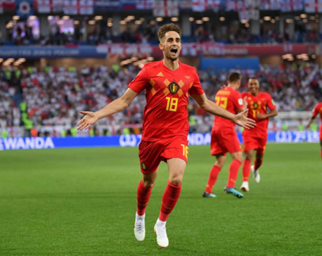 Belgium take top spot in Group G with 1-0 win over England