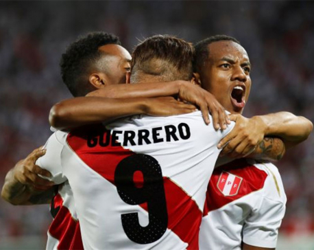 Guerrero scores twice on Peru comeback after doping reprieve