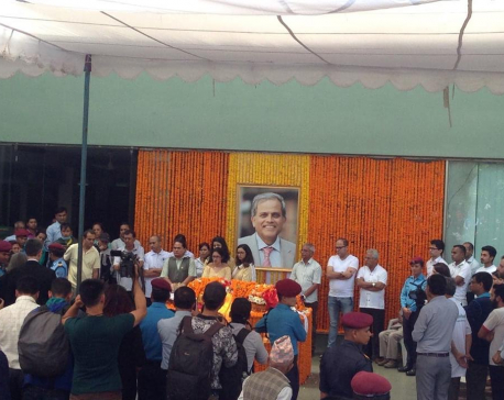 President Bhandari extends tribute to senior neurosurgeon Dr Devkota