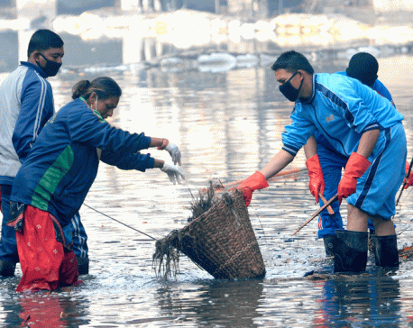 20,000 tons of waste extracted from Bagmati in five years