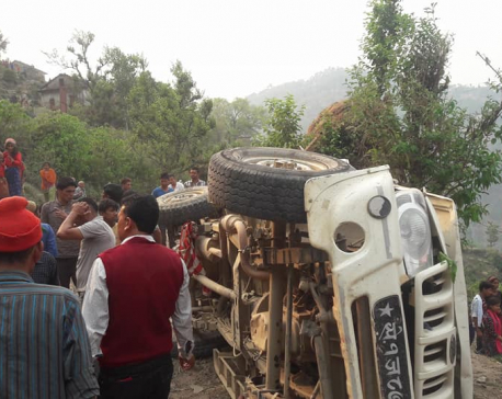 Three dead, 9 injured in Doti jeep accident