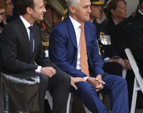 Faux pas: France’s Macron says Aussie PM’s wife ‘delicious’