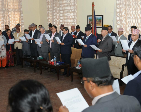 Newly appointed CC members of Unified party administered oath