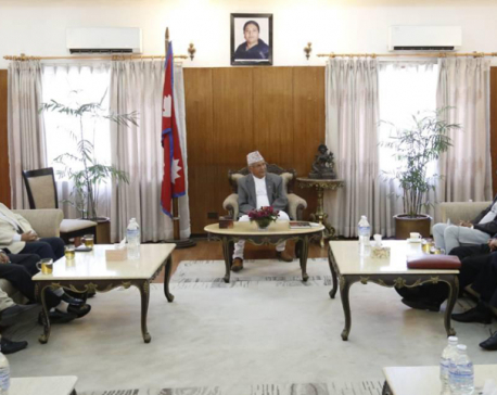 PM Oli consults with former PMs