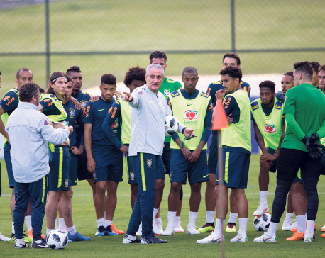 Brazil tests Willian up front with Neymar and Jesus