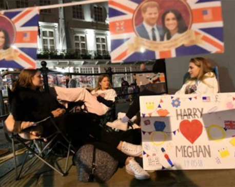 Fans descend on Windsor for Harry and Meghan's lavish royal wedding