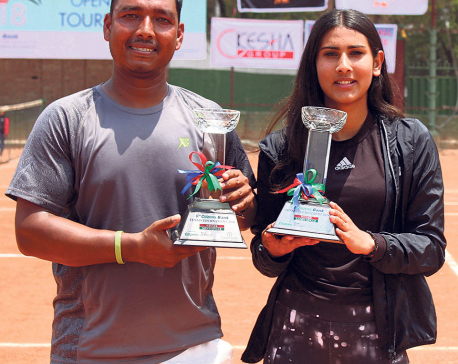 Pariyar, Koirala lift singles titles