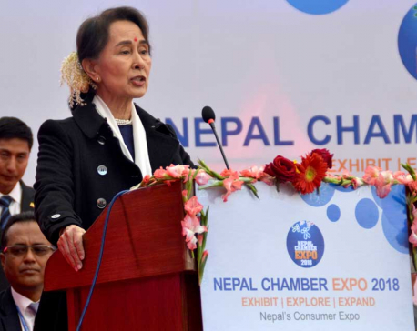 Suu Kyi stresses boosting Nepal-Myanmar trade