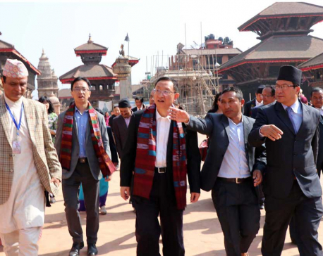 Chinese Tourism Minister visits Bhaktapur