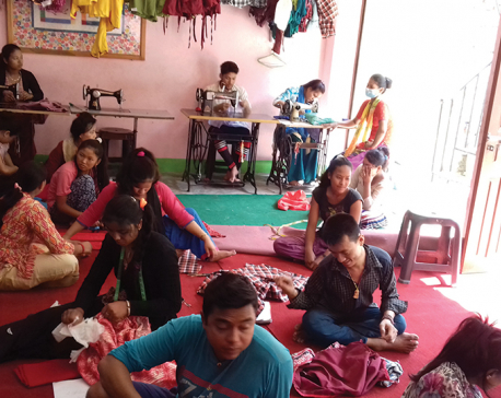 Tailoring skills empower physically-challenged women