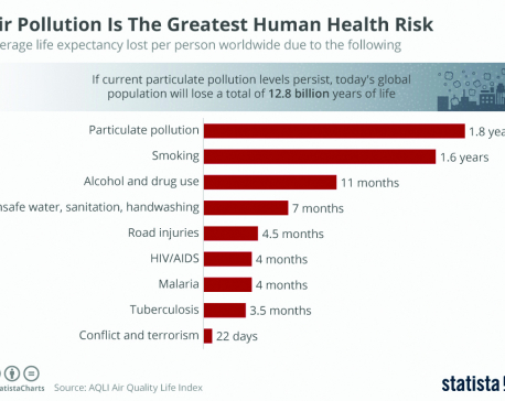 Infographics: Air pollution is the greatest human health risk