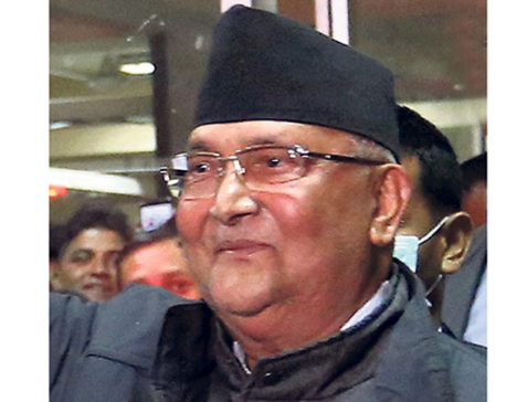 PM Oli advised to avoid public functions for a week