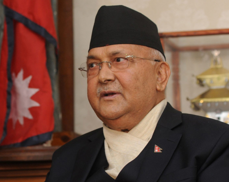 “It is up to us to build the country,” PM Oli