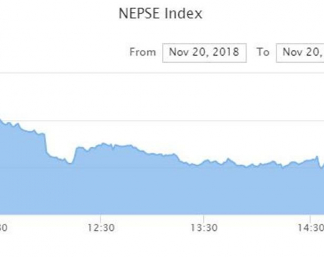 Nepse loses 6 points today