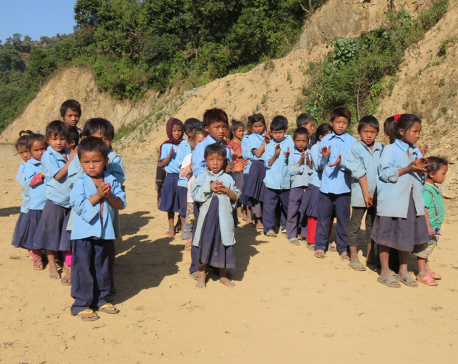 In lack of school nearby, Chepang kids dropping out of schools