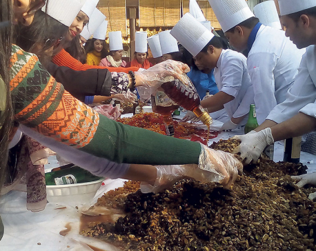 Christmas Cake Mixing event concluded at Hotel Shangri La