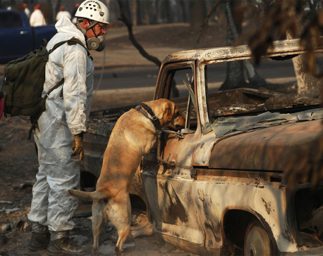 Rain could hinder search for victims of California wildfire