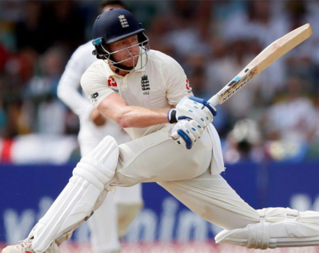 Fluent Bairstow props up England after wobbly start