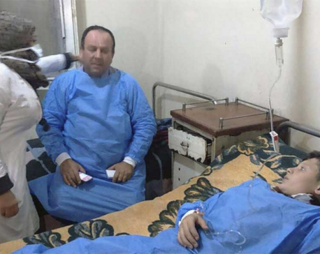 Syria state TV: 50 injured in rebel poison gas attack