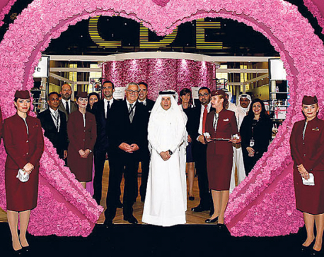 Qatar Duty Free lunches Dior podium