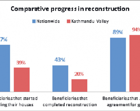 Reconstruction process sluggish in Kathmandu Valley