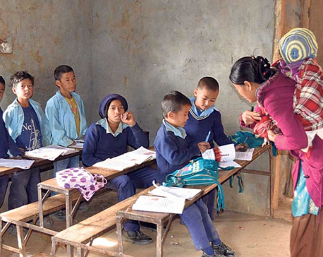 Rolpa community schools struggling to pay private teacher salaries