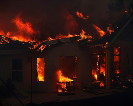 California wildfire destroys homes, hospital; deaths reported
