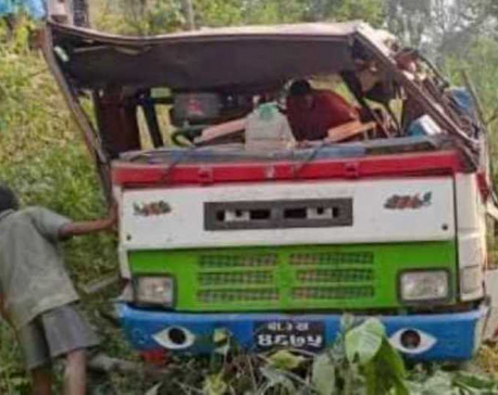 One die, 29 injured in bus accident in Ramechhap