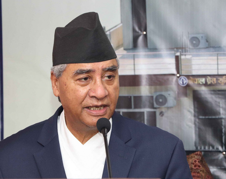 Rights yet to be implemented: NC President Deuba