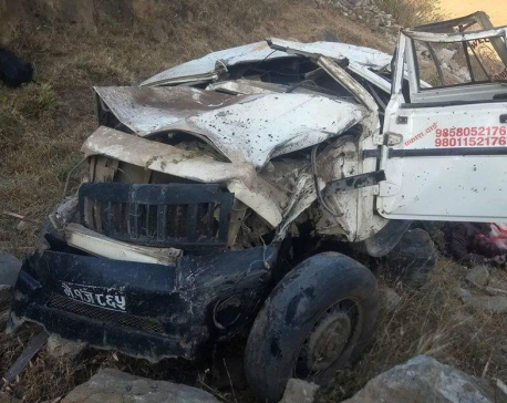 One dead, 15 injured after crowded jeep slips backward and veers 60 meters off the road
